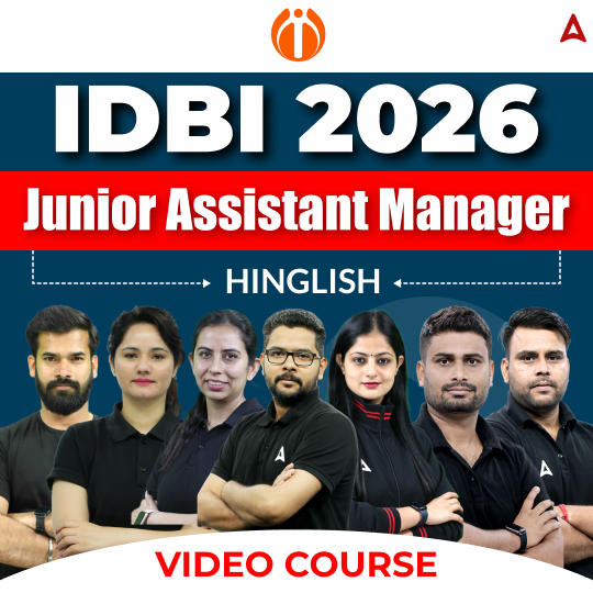 IDBI 2026 | Junior Assistant Manager ( JAM ) | Complete Video Course by Adda247