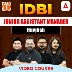 IDBI | Junior Assistant Managaer | Complete Video Course by Adda247