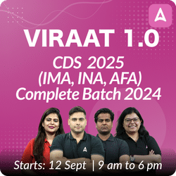 Viraat 1.0 - CDS  2025 (IMA, INA, AFA) - Complete Batch 2024 | Online Live Classes by Adda 247