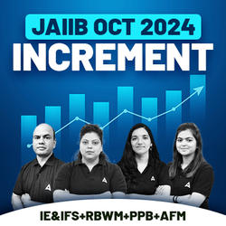 INCREMENT BATCH | JAIIB OCT 2024  | PPB + IE & IFS + AFM + RBWM | English Medium | Live + Recorded Classes by Adda 247