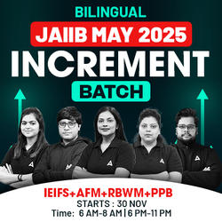 INCREMENT BATCH | IEIFS+AFM+RBWM+PPB | JAIIB MAY 2025 | Bilingual | Online Live Classes by Adda 247