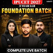 IPU-CET LAW 2027 (3 Year LLB) | FOUNDATION BATCH  | Online Coaching By Adda247