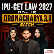IPU-CET LAW 2027 (3 Year LLB) |  DRONACHARYA 3.0 BATCH | Online Coaching By Adda247