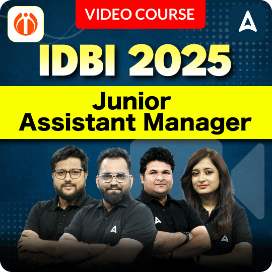 IDBI 2025 | Junior Assistant Manager | Complete Video Course by Adda247