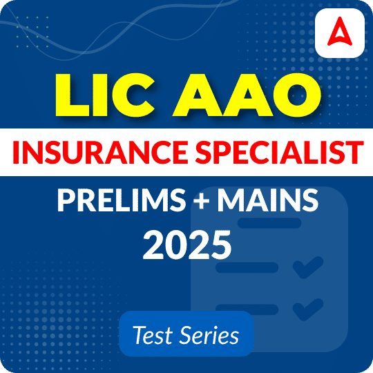 LIC AAO (Insurance Specialist) 2025 Mock Test