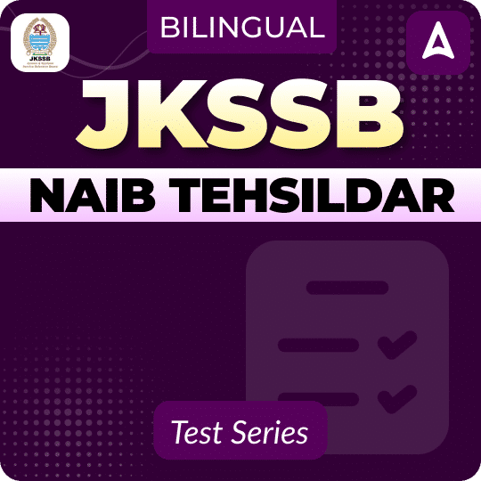 JKSSB Naib Tehsildar Mock Test 2025
