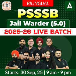 PSSSB Jail Warder (5.0) 2025-26 Live Batch | Online Live Classes by Adda 247