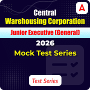 CWC Junior Executive (General) 2026 Mock Test Series