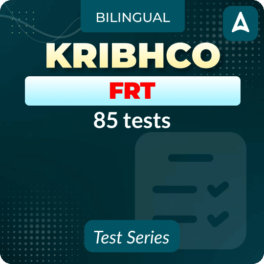 KRIBHCO Field Representative Trainee Mock Test Series