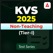 KVS Non-Teaching (Tier-I)  2025-26 Mock Test
