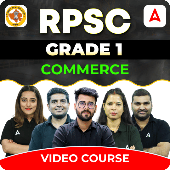 RPSC GRADE 1 | COMMERCE | Video Course by Adda247