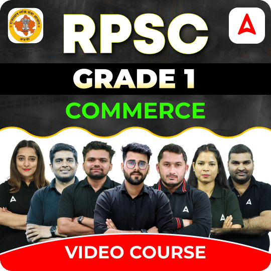 RPSC GRADE 1 | COMMERCE | Video Course by Adda247