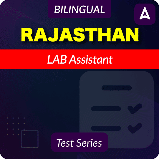 Rajasthan LAB Assistant Mock Test 2025