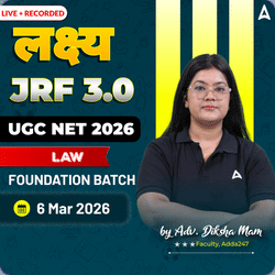 लक्ष्य JRF 3.0 | UGC NET 2026 LAW FOUNDATION BATCH | LIVE +RECORDED CLASSES BY ADDA 247