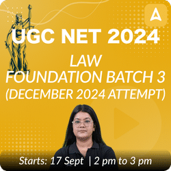 UGC NET 2024 LAW FOUNDATION BATCH 2 (DECEMBER 2024 ATTEMPT) | LIVE + RECORDED CLASSES BY ADDA 247