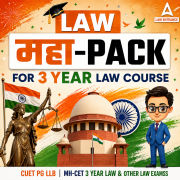 LAW MAHAPACK for 3 YEAR LLB COURSE | CUET PG LLB & MHCET LAW | Online Live Classes by Adda 247