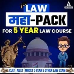 LAW MAHAPACK for 5 YEAR LLB COURSE | CLAT, AILET, MHCET & Other 5 Year Law Exams | Online Live Classes by Adda 247