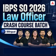 IBPS SO 2026 | LAW Officer CRASH COURSE BATCH | Online Live Classes by Adda 247