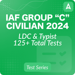 IAF Group C LDC & Typist 2024 Bilingual Online Test Series by Adda247