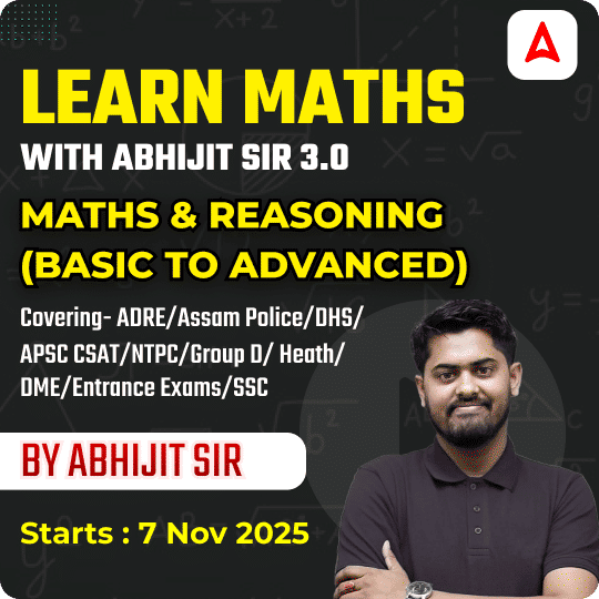 Learn Maths with Abhijit Sir 3.0 | Maths + Reasoning Special Batch | Online Live Batch by Adda247