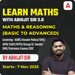 Learn Maths with Abhijit Sir 3.0 | Maths + Reasoning Special Batch | Online Live Batch by Adda247