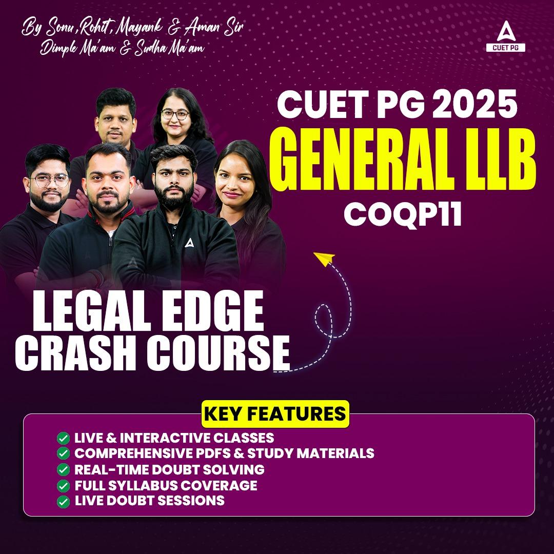 CUET PG GENERAL LLB