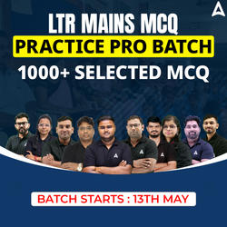 Target LTR Mains MCQ Practice Pro (1000+MCQ) Batch | Online Live Classes By Adda247