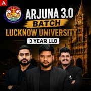 Lucknow University LAW 2027 (3 Year LLB) ARJUNA 3.0 BATCH | Online Live Classes By Adda247