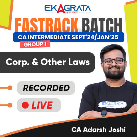 Ca intermediate corporate and other laws | fastrack live batch by ca ...