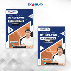 CA Intermediate Corporate and Other Law Books by Adv. Jayesh Bhandari