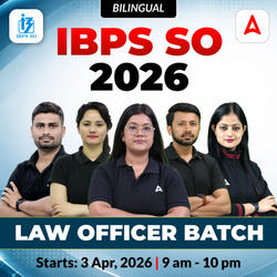 IBPS SO 2026 | LAW Officer Batch | Online Live Classes by Adda 247