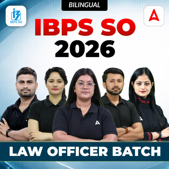 IBPS SO 2026 | LAW Officer Batch | Online Live Classes by Adda 247