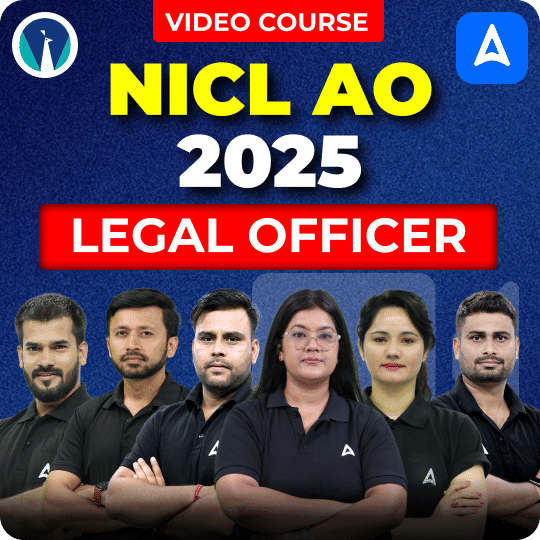 NICL AO 2025 | Legal Officer | Video Course by Adda247