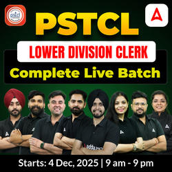 PSTCL Lower Division Clerk Complete Live Batch | Bilingual | Online Live Classes by Adda 247