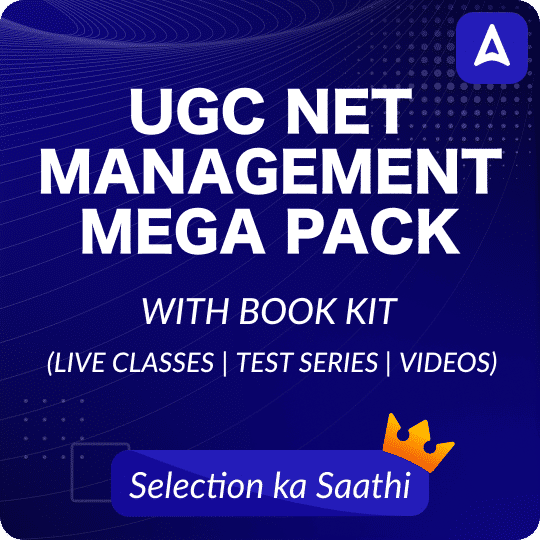 UGC NET MANAGEMENT MEGA PACK WITH BOOK KIT (LIVE CLASSES | TEST SERIES | VIDEOS)