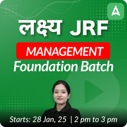 लक्ष्य JRF | UGC NET 2025 | MANAGEMENT FOUNDATION BATCH | Online Live Classes by Adda 247