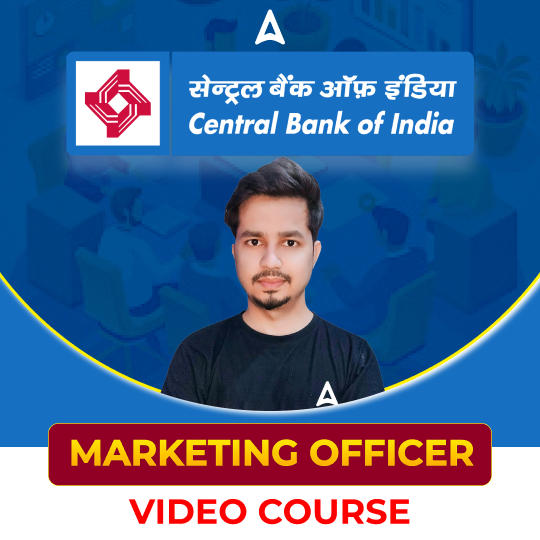 Central Bank of India | MARKETING Officer | Video Course by Adda247