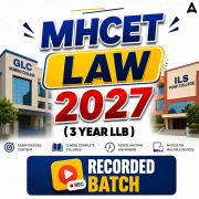 MH-CET LAW 2027 (3 Years LLB) | Recorded BATCH by Adda 247