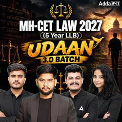 MH-CET LAW 2027 (5 Year LLB) | UDAAN 3.0 BATCH | Online Coaching By Adda247