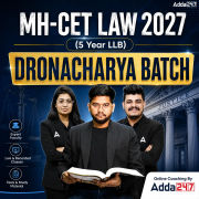 MH-CET LAW 2027 (5 Year LLB) | DRONACHARYA BATCH | Online Coaching By Adda247