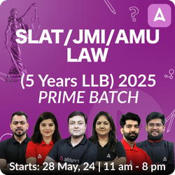 SLAT/JMI/AMU & Other 5-year Law Entrances 2025 PRIME BATCH | Complete Online Live Classes By Adda247 (As per Latest Syllabus)