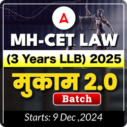 MH-CET LAW 2025 (3 Year LLB) मुकाम 2.0 BATCH | Complete Live Classes By Adda247 (As per Latest Syllabus)