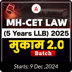 MH-CET LAW 2025 (5 Year LLB) मुकाम 2.0 BATCH | Complete Live Classes by Adda247 (As per Latest Syllabus)