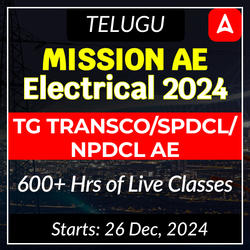 Mission Assistant Engineer (AE) Electrical 2024 | Complete Foundation Batch for TG TRANCO/SPDCL/NPDCL AE | Online Live Classes by Adda 247