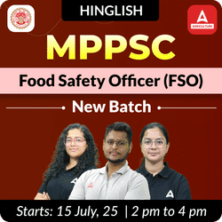 Madhya Pradesh Food Safety Officer (MPPSC FSO) New Batch | Hinglish | Online Live Classes By Adda247