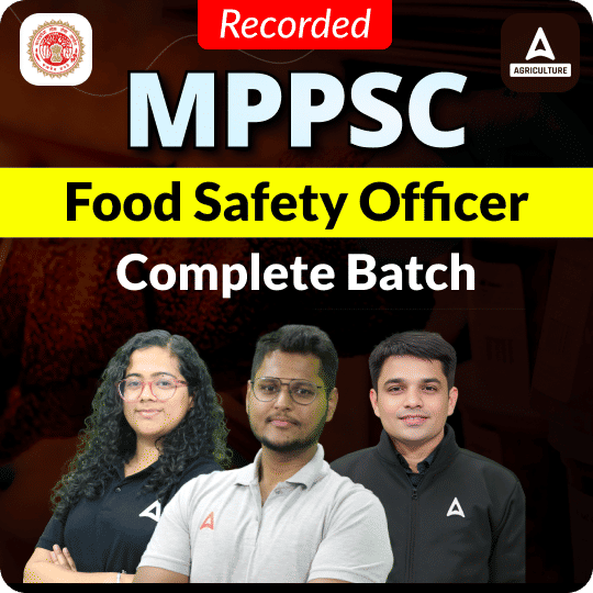 MPPSC Food Safety Officer (FSO) Complete Recorded Batch By Adda247