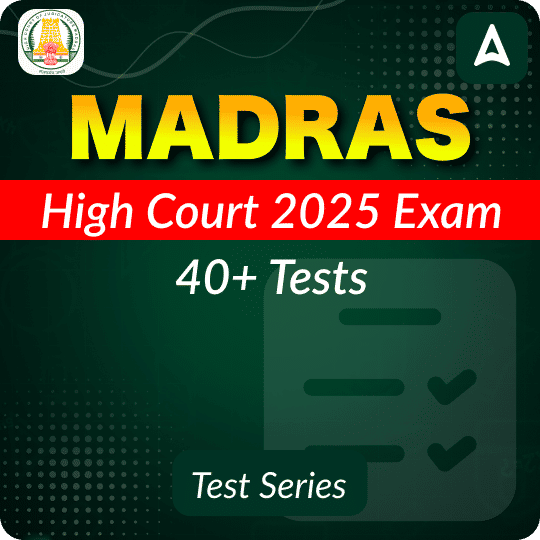 Madras High Court 2025 Mock Test