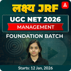 लक्ष्य JRF | UGC NET 2026 | Management Foundation Batch | Online Live Classes by Adda 247
