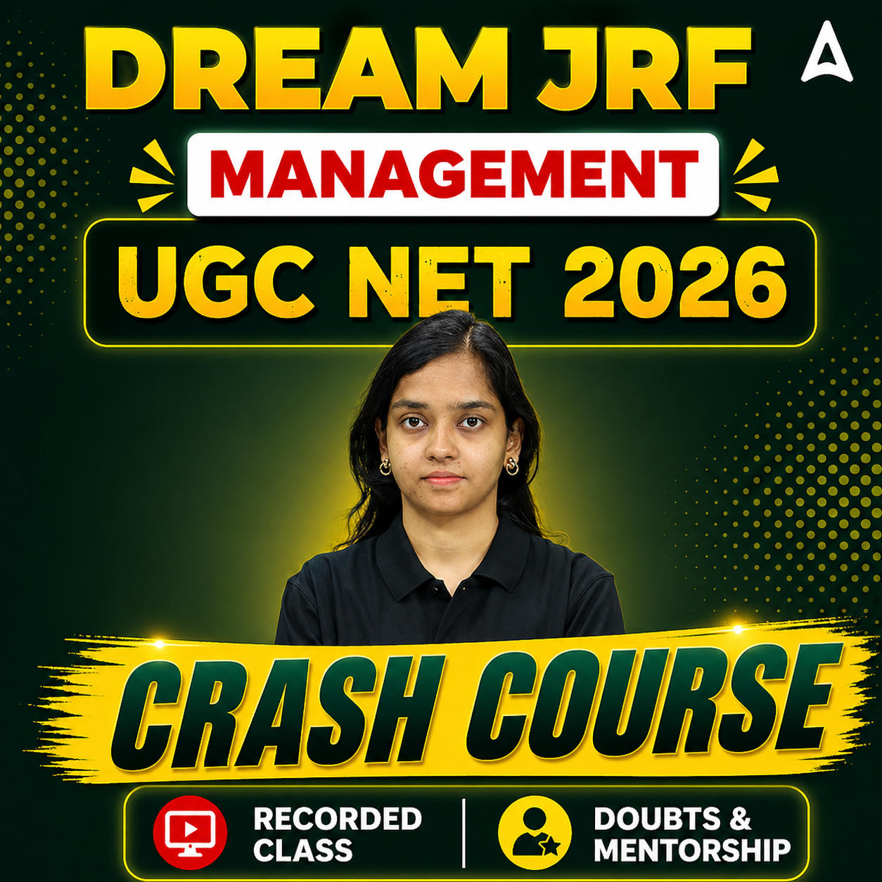 DREAM JRF | UGC NET 2026 MANAGEMENT CRASH COURSE | LIVE CLASS + RECORDED  CLASSES BY ADDA 247