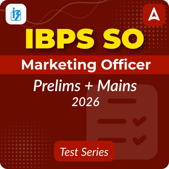IBPS SO Marketing OFFICER 2026 Mock Test Series